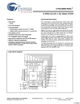 Cypress CY62148BN Manuale Utente