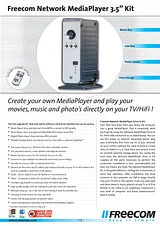 Freecom Network MediaPlayer-35 Drive-In Kit 25413 Manual Do Utilizador
