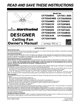 Emerson CF755HTW05 User Manual