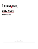 Lexmark C54x Series Manual Do Utilizador