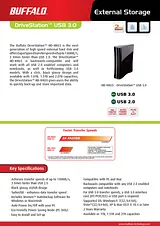 Buffalo DriveStation USB 3.0 - 1.5TB HD-HX1.5TU3 Dépliant
