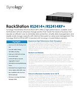 Synology RS2414RP+ RS2414RP+_48TB_WD_SE_24X7 ユーザーズマニュアル