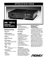 Peavey IPA 75 TII 产品宣传页