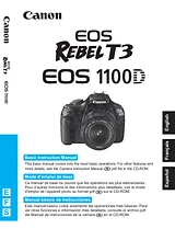 Canon EOS REBEL T3 EOS 1100D Manuel D’Utilisation
