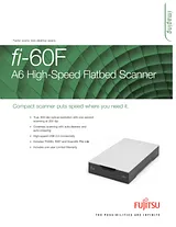 Fujitsu fi-60F PA03420-B005 Leaflet