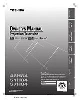 Toshiba 46H84 User Manual