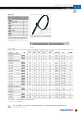 Hellermann Tyton Outside Serrated Cable Tie, Black, 100 pc(s) Pack, t50 sos-w-bk-c1 118-05860 118-05860 Data Sheet