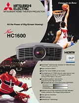 Mitsubishi hc1600 Leaflet