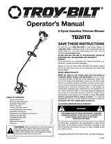 Troy-Bilt TB26TB Manual De Usuario
