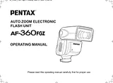 Pentax AF-360FGZ ユーザーズマニュアル