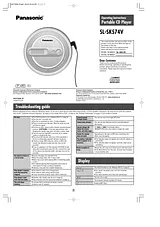 Panasonic SL-SK574V Manual Do Utilizador
