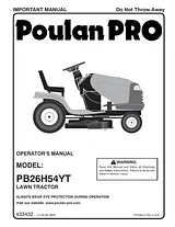 Poulan PB26H54YT Manual De Usuario