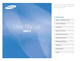 Samsung WB210 Справочник Пользователя