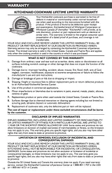 KitchenAid 18/10 Stainless Steel Steamer Insert Warranty Information