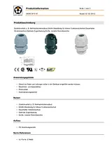 Lappkabel Cable gland PG36 Polyamide Silver-grey (RAL 7001) 53015070 1 pc(s) 53015070 Data Sheet