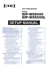 EIKI EIP-WX5000 Manuel D’Utilisation