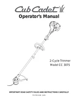 MTD CC 3075 User Manual