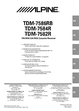 Alpine TDM-7584R User Manual