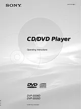 Sony DVP-S536D Manual Do Utilizador