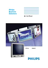 Philips LCD kiosk touchscreen 190S6FGT 48 cm (19") SXGA ユーザーズマニュアル