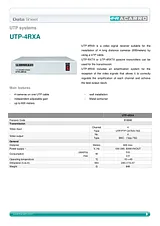 Fracarro UTP-4RXA 918068 Листовка