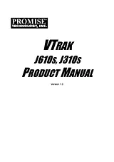 Promise Technology J610s Manuale Utente