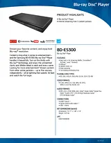 Samsung BD-E5300 BD-E5300/ZA Prospecto