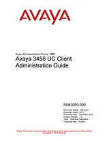 Avaya 3456 UC Client User Manual