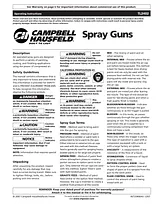 Campbell Hausfeld TL2402 Справочник Пользователя