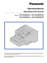 Panasonic KVS4085CW Manual Do Utilizador