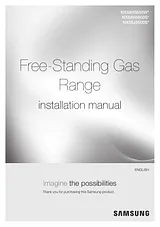 Samsung Freestanding Gas Ranges (NX58H5600 Series) Guia Da Instalação