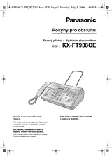 Panasonic KXFT938CE 작동 가이드