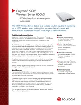 Polycom Wireless Server 600V3 02338501 Листовка
