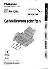Panasonic KXF1810BL Instruction Manual