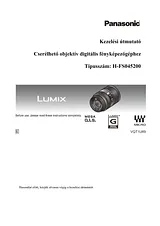 Panasonic 45-200mm F4-5.6 Operating Guide