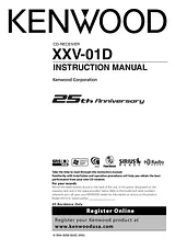 Kenwood XXV-01D Manual Do Utilizador