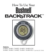 Bushnell BackTrack Guía Del Usuario
