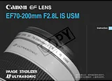 Canon EF 70-200mm f/2.8L IS USM Instruction Manual