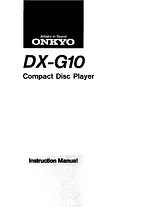 ONKYO dx-g10 Guia Do Utilizador