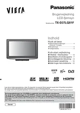 Panasonic TXD37LQ81F 快速安装指南