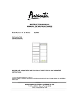 Avanti BCA886 Manuel D’Utilisation
