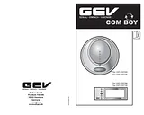 GEV COMBOY FUNKGONG Wireless Bell 007079 Benutzerhandbuch