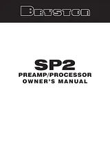 Bryston SP2 PREAMP Manual De Usuario