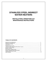 Lochinvar WATER HEATERS User Manual