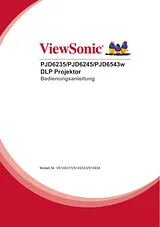 Viewsonic PJD6543w Manual De Usuario