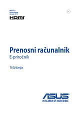 ASUS ASUS Transformer Book T100TA Справочник Пользователя