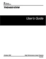 Texas Instruments THS4601 Evaluation Module THS4601EVM THS4601EVM Datenbogen