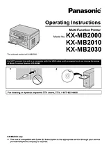 Panasonic KX-MB2000 Справочник Пользователя