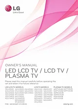 LG 42LV3400 User Manual