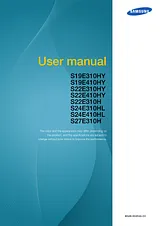 Samsung S22E410HY 用户手册